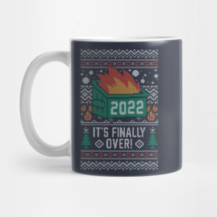 2022 is Over Christmas Sweater Mug